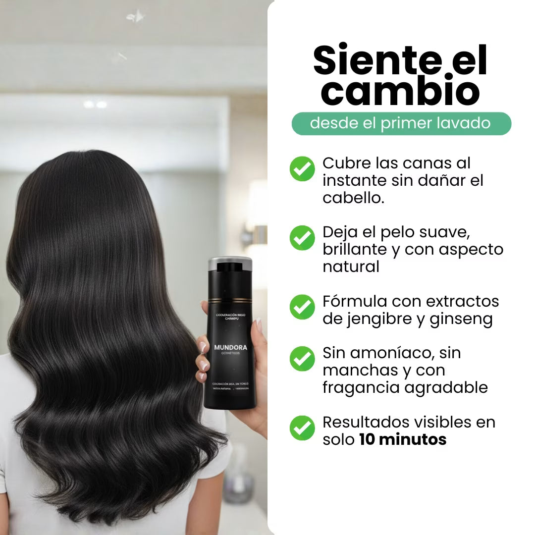 Shampoo Mundora Color ® | Resultados en 10 minutos