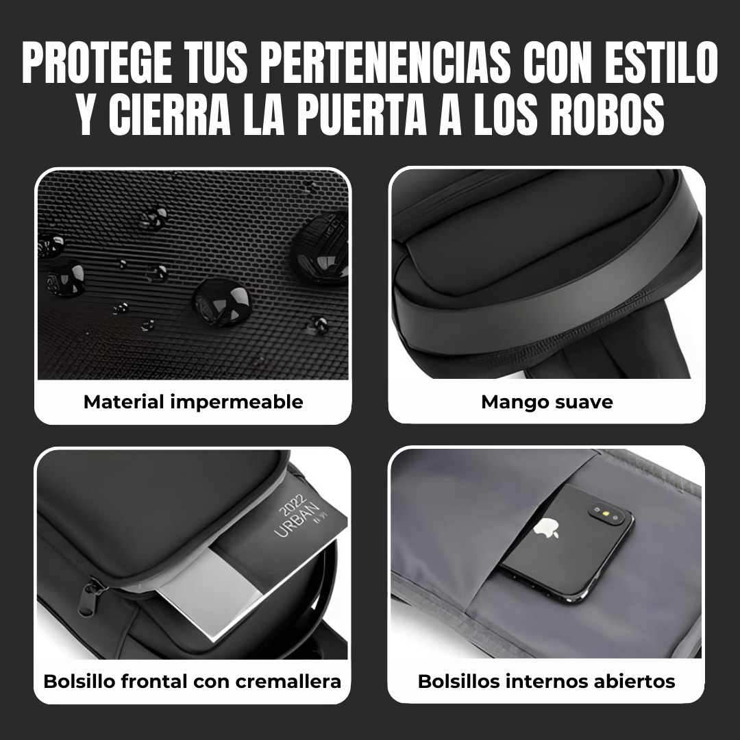 SafePro® - Bolso Cruzado Antirrobo