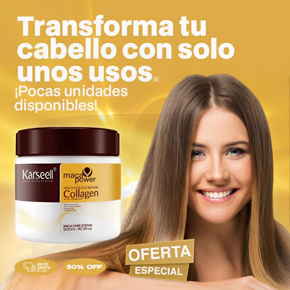 Mascarilla Capilar Karsell: Renueva y Revitaliza tu Cabello ¡OFERTA 2X1!