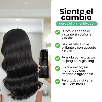 Shampoo Mundora Color ® | Resultados en 10 minutos