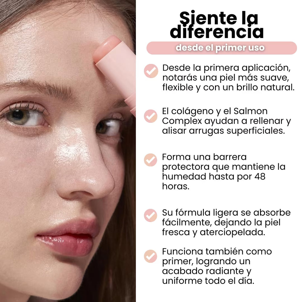 Aplicación del bálsamo hidratante Mundora