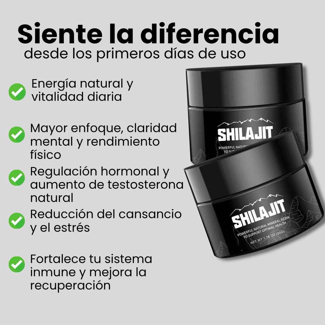 OFERTA 2X1 - Resina Orgánica Pura del Himalaya SHILAJIT 100g