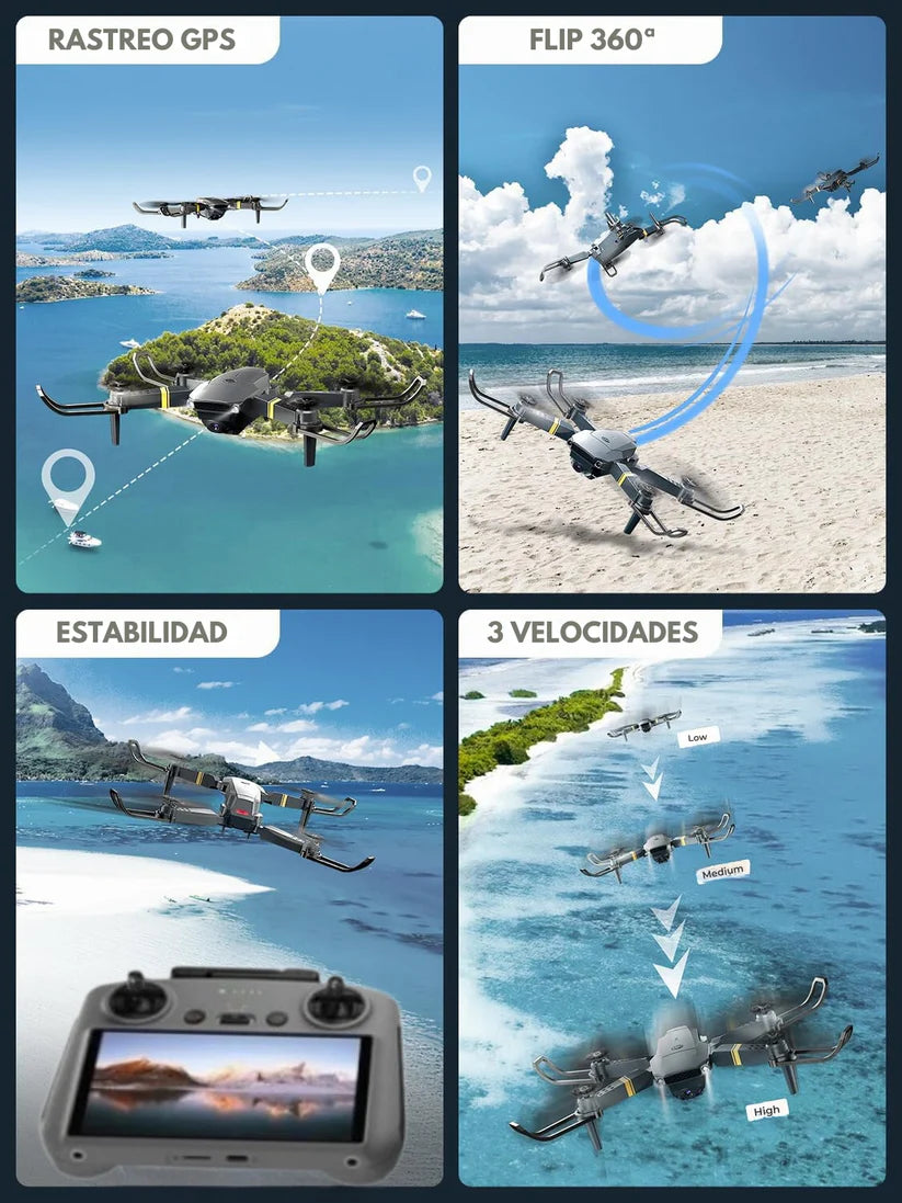 DronTech Pro™ 4K + MALETÍN GRATIS