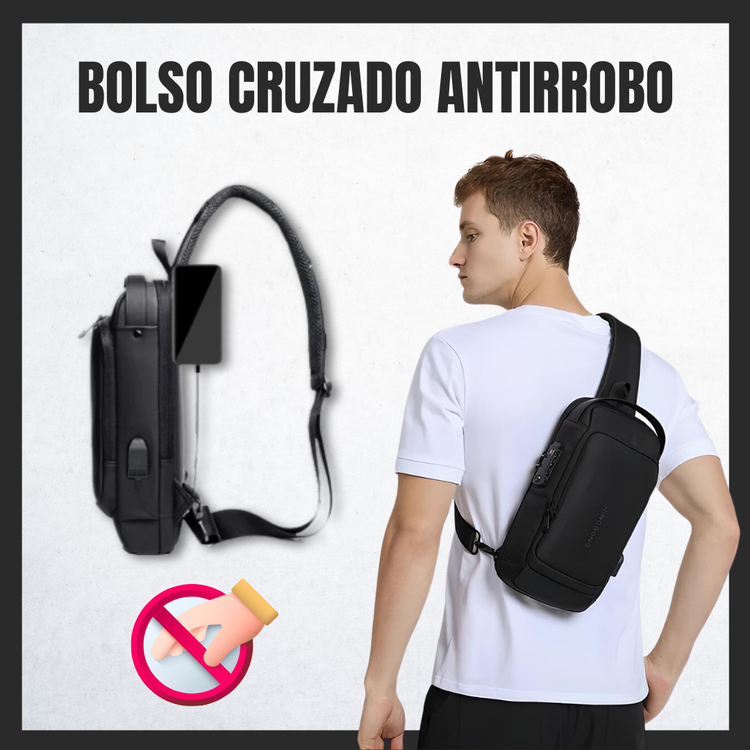 SafePro® - Bolso Cruzado Antirrobo