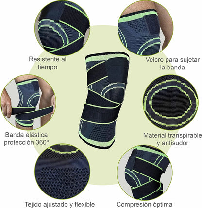Rodillera de Compresión Ajustable OrtoPro™ + 1 EXTRA GRATIS