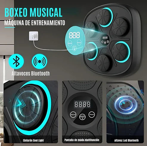 Máquina de boxeo inteligente + GUANTES DE REGALO ¡SOLO HOY!