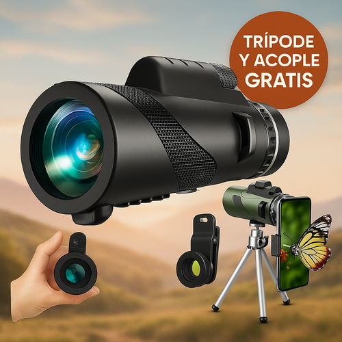 VISIONARIO™ - Telescopio/Objetivo Portátil con Visión Nocturna