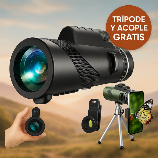 VISIONARIO™ - Telescopio/Objetivo Portátil con Visión Nocturna