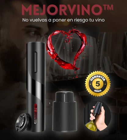MEJORVINO™ 4 en 1 - Sacacorchos eléctrico
