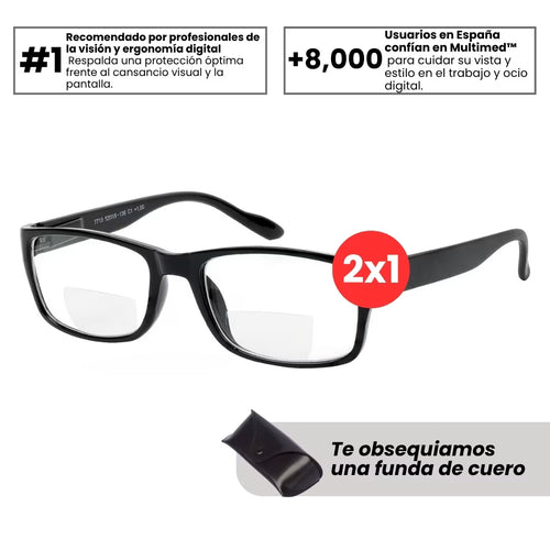 Gafas MultiMed AutoGraduables | MULTIFOCALES 2 en 1 Con PROTECCIÓN Contr a La LUZ AZUL ¡OFERTA 2X1!