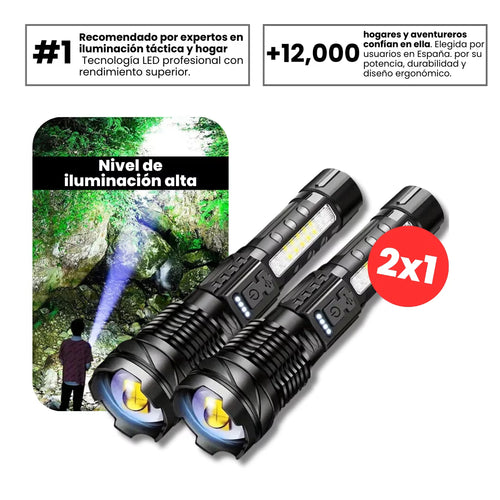 Linterna MaxForce™ (Linterna Táctica Laser) OFERTA 2X1