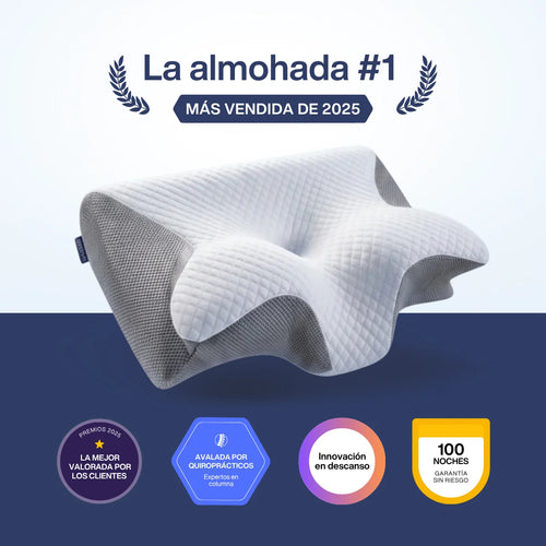 Dormelia™ - Almohada Cervical + Funda Gratis