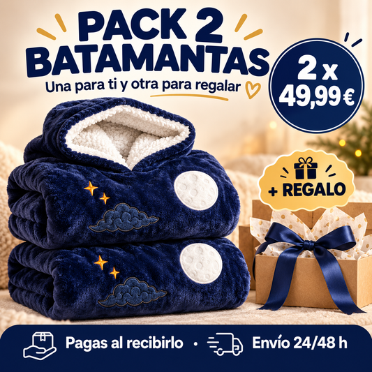 Pack 2 batamantas Luna por 49,99 € con regalo