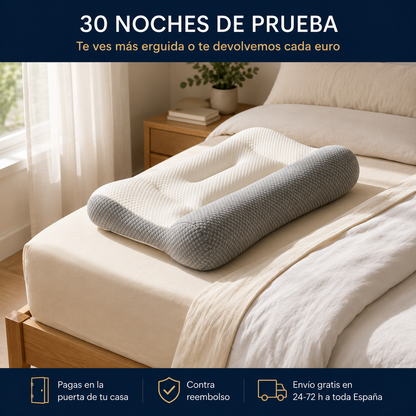 OFERTA 2X1 ¡SOLO HOY! | Nuvexa Original™ — Almohada cervical para un descanso con mejor postura