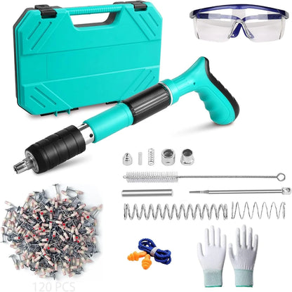 ClavoMax® - Pistola de Clavos con accesorios (Con 100 Clavos)