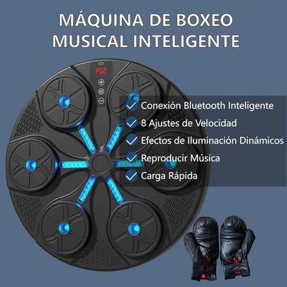 Máquina de boxeo inteligente + GUANTES DE REGALO ¡SOLO HOY!