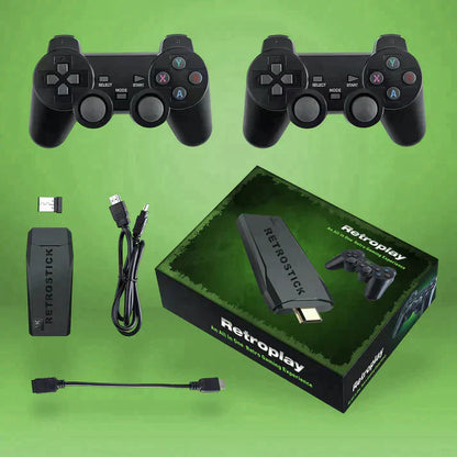 NintendoRetro™️ con 10.000 Juegos + 2 Mandos de Regalo